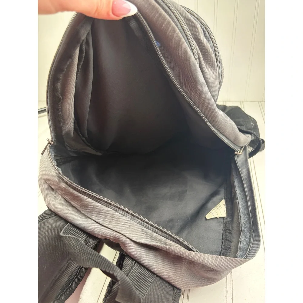 Nike Brasila Training Gray Black Swoosh Sport School Backpack Bag Unisex